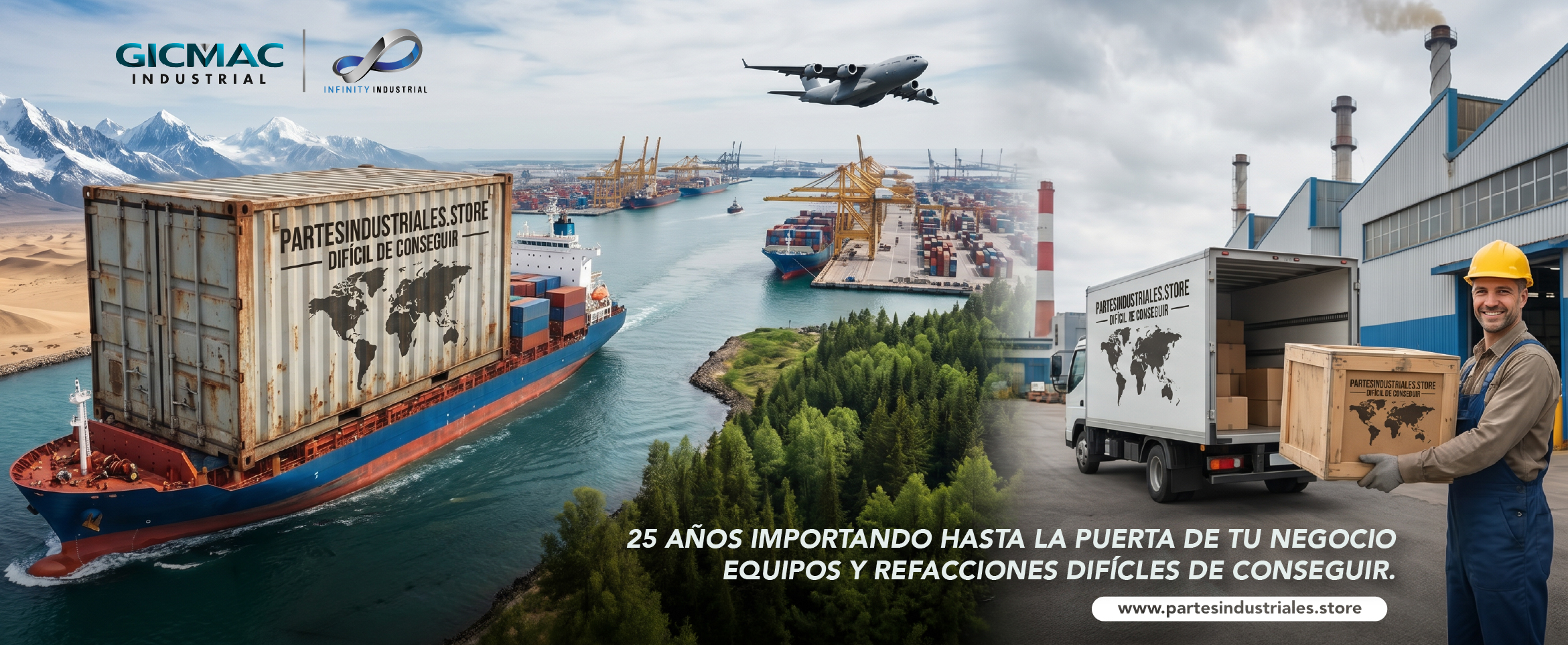 GICMAC Infinity Industrial - Importación de partes industriales